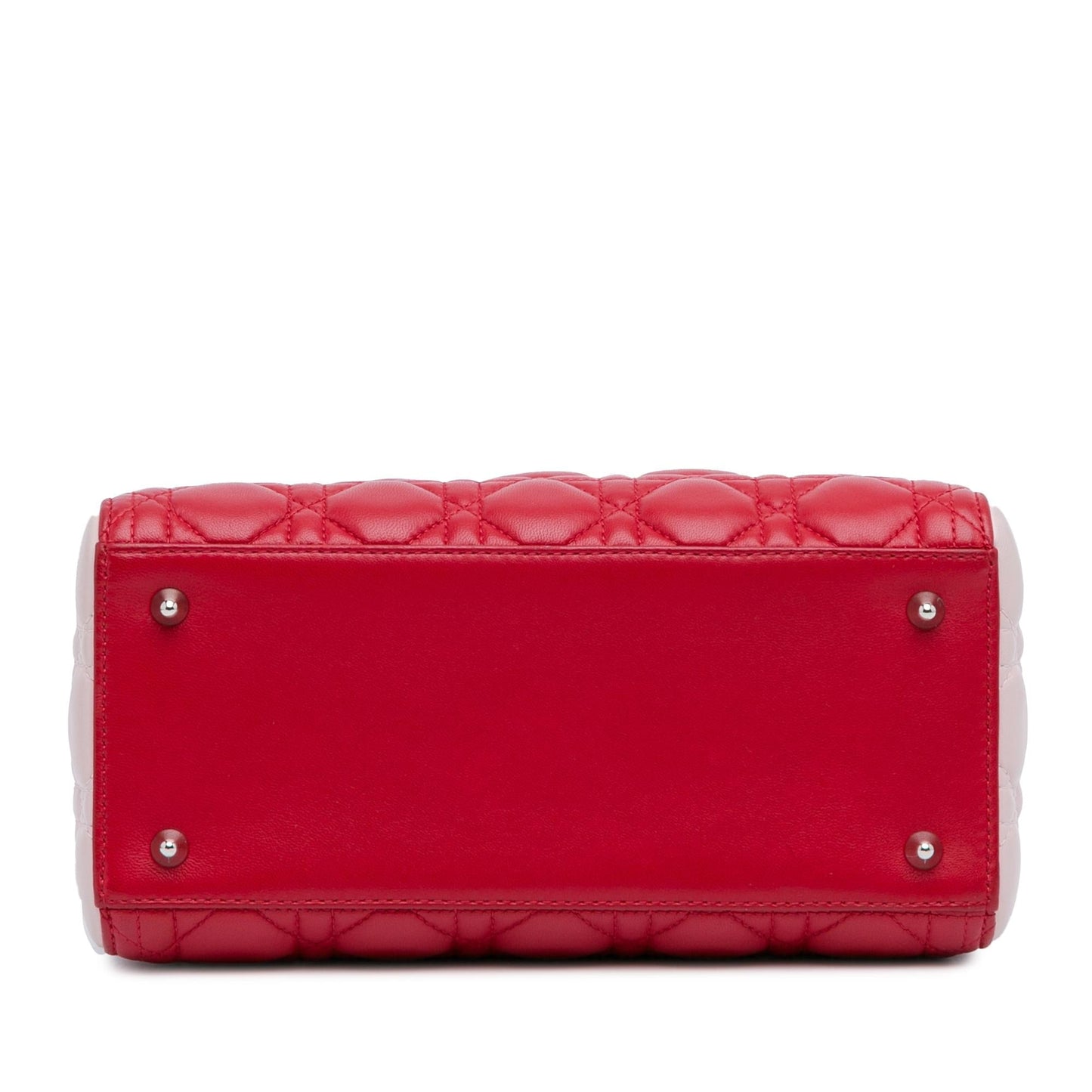 Dior Medium Tricolor Lambskin Cannage Lady Dior