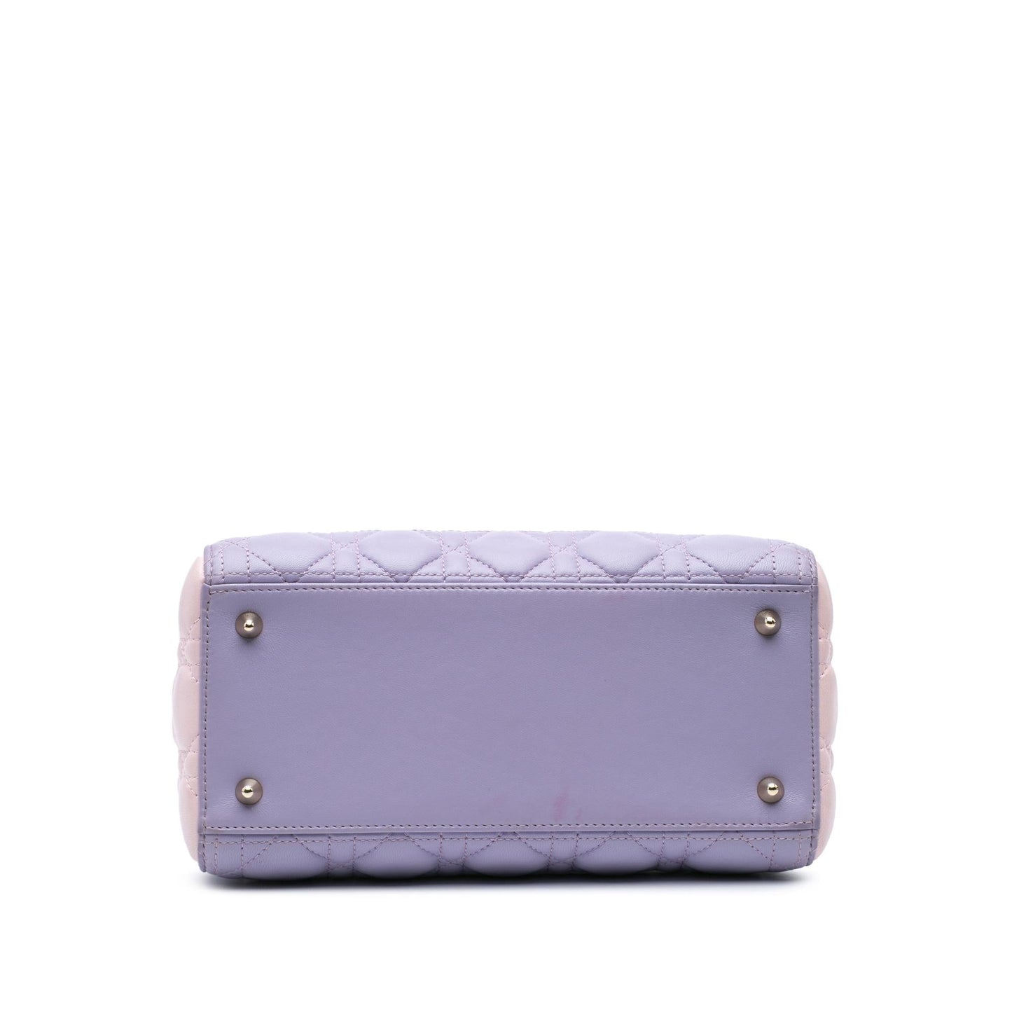 Dior Medium Tricolor Lambskin Cannage Lady Dior