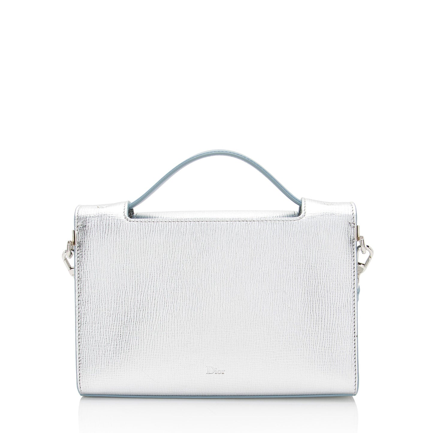 Dior Metallic Calfskin Diorever Top Handle