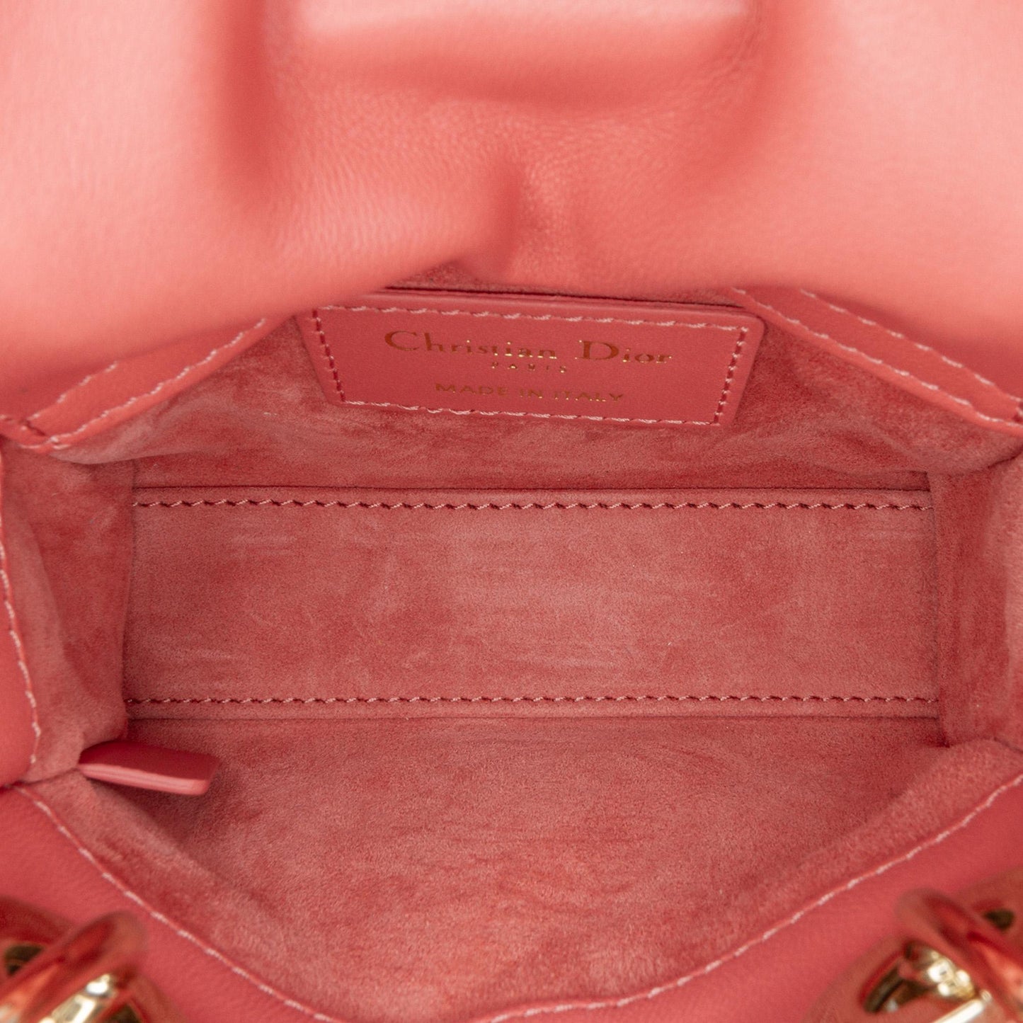 Dior Micro Lambskin Cannage Lady Dior
