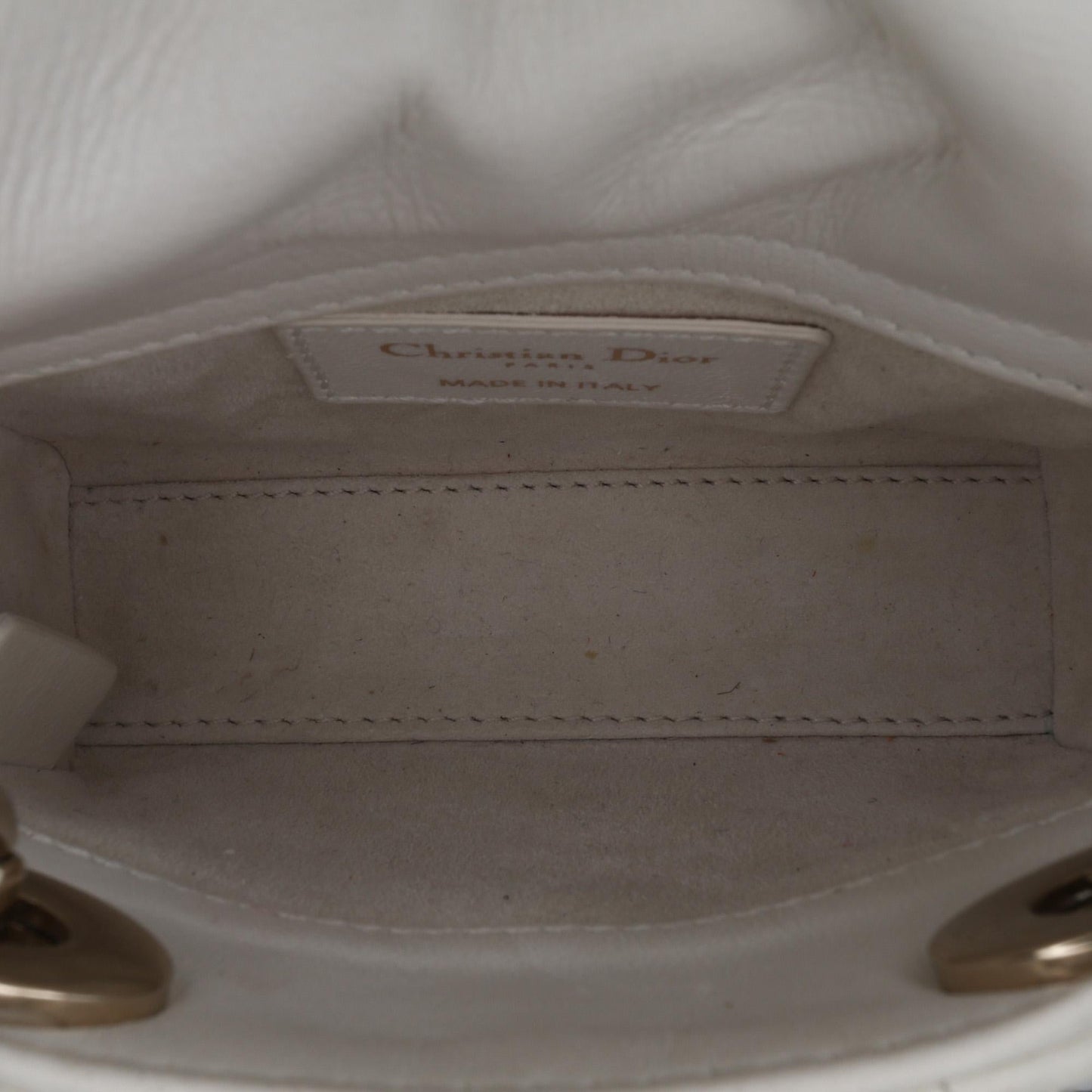 Dior Micro Lambskin Cannage Lady Dior