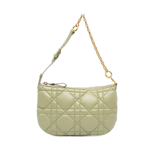 Dior Mini Calfskin Macrocannage Dior Caro Tulip Bag