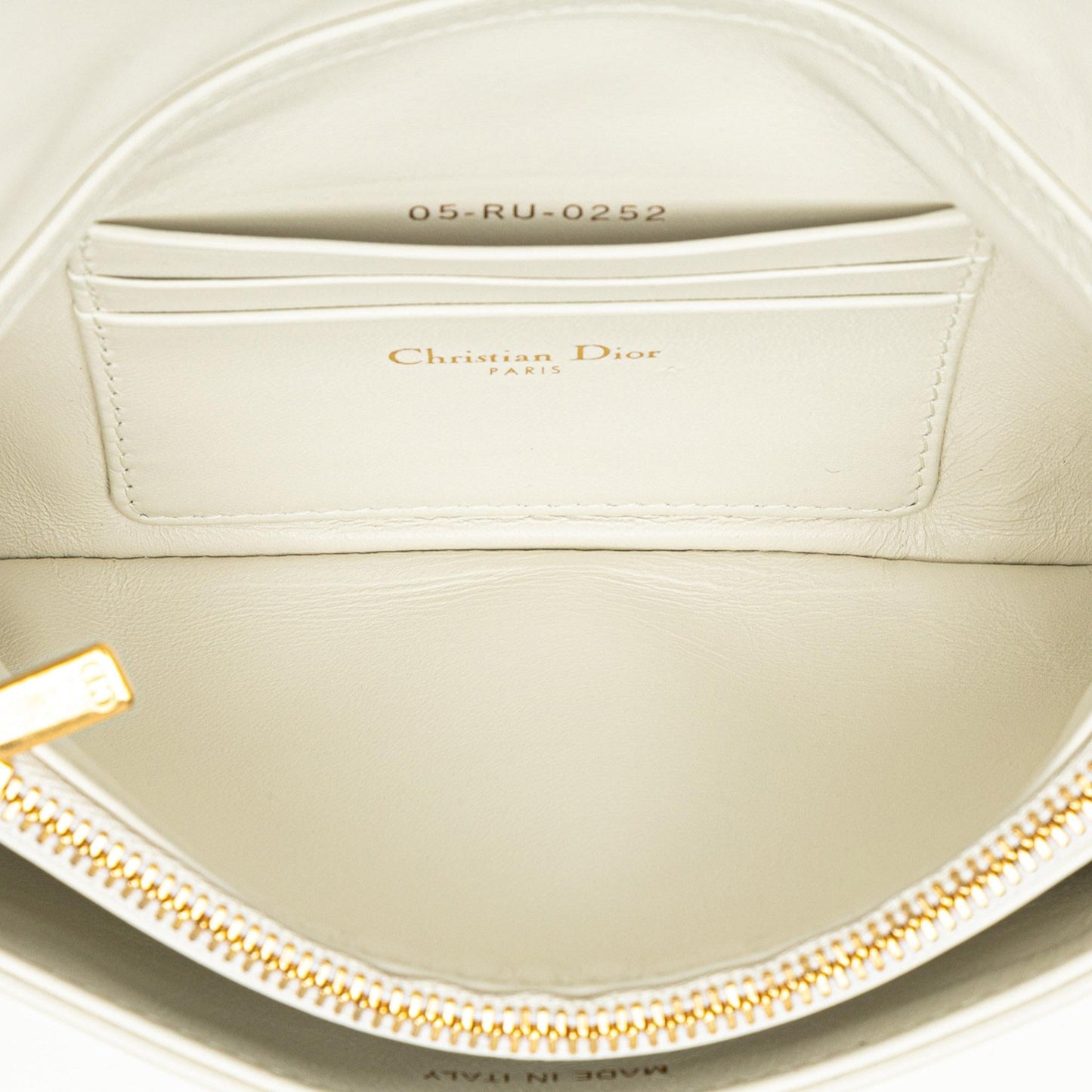 Dior Mini Calfskin Macrocannage Lucky Star Caro Bag