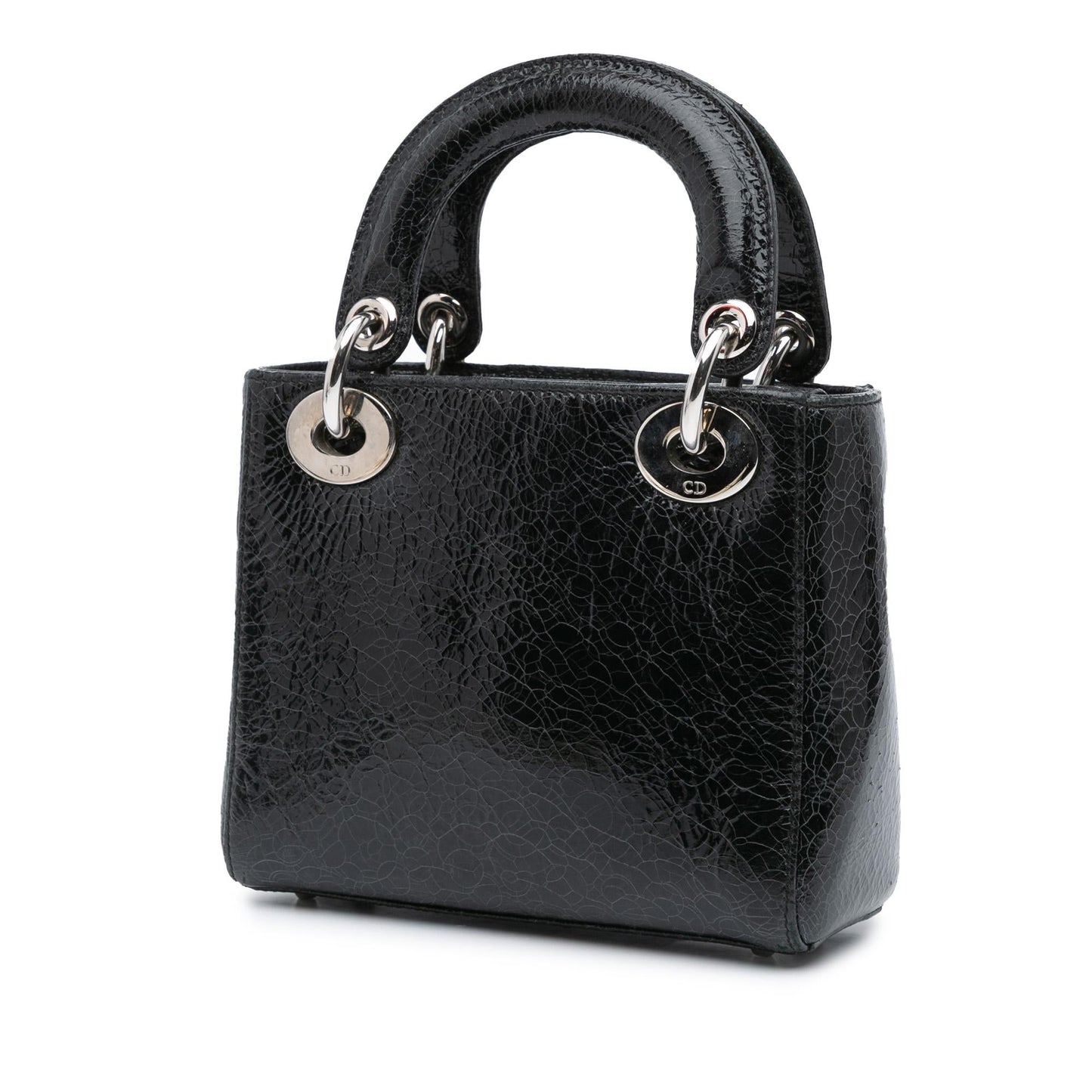 Dior Mini Ceramic Effect Deerskin Jeweled Swan Lady Dior