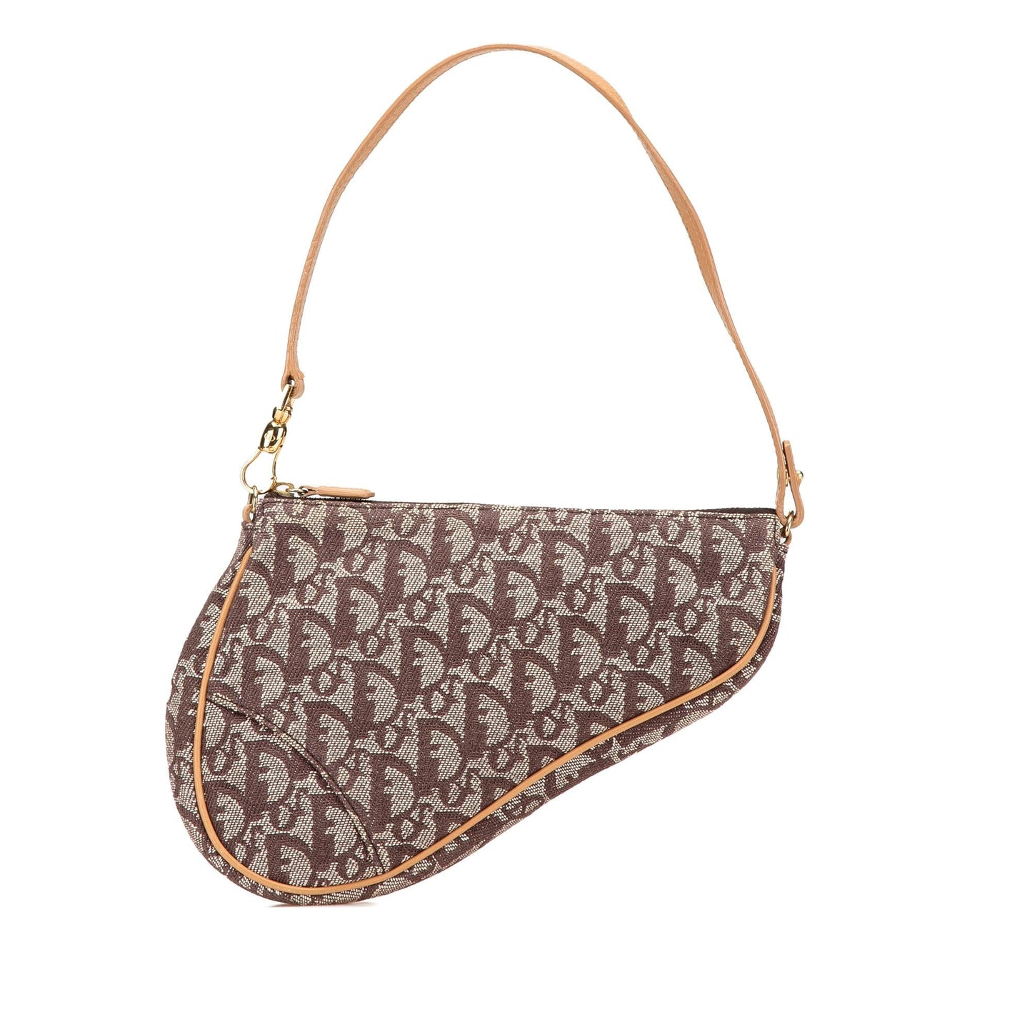 Dior Mini Diorissimo Canvas Saddle Pochette