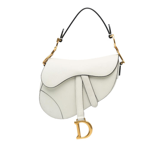 Dior Mini Grained Calfskin Saddle Bag