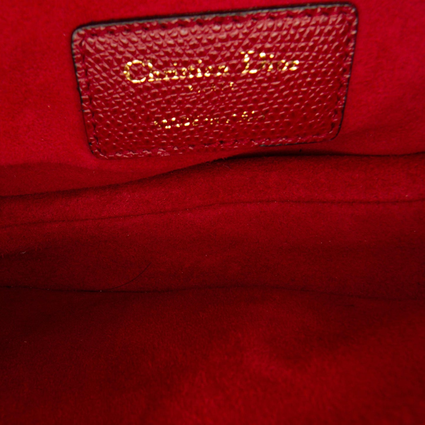 Dior Mini Grained Calfskin Saddle Bag