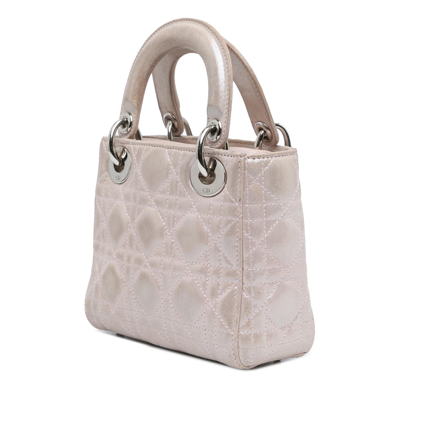 Dior Mini Iridescent Lambskin Cannage Lady Dior