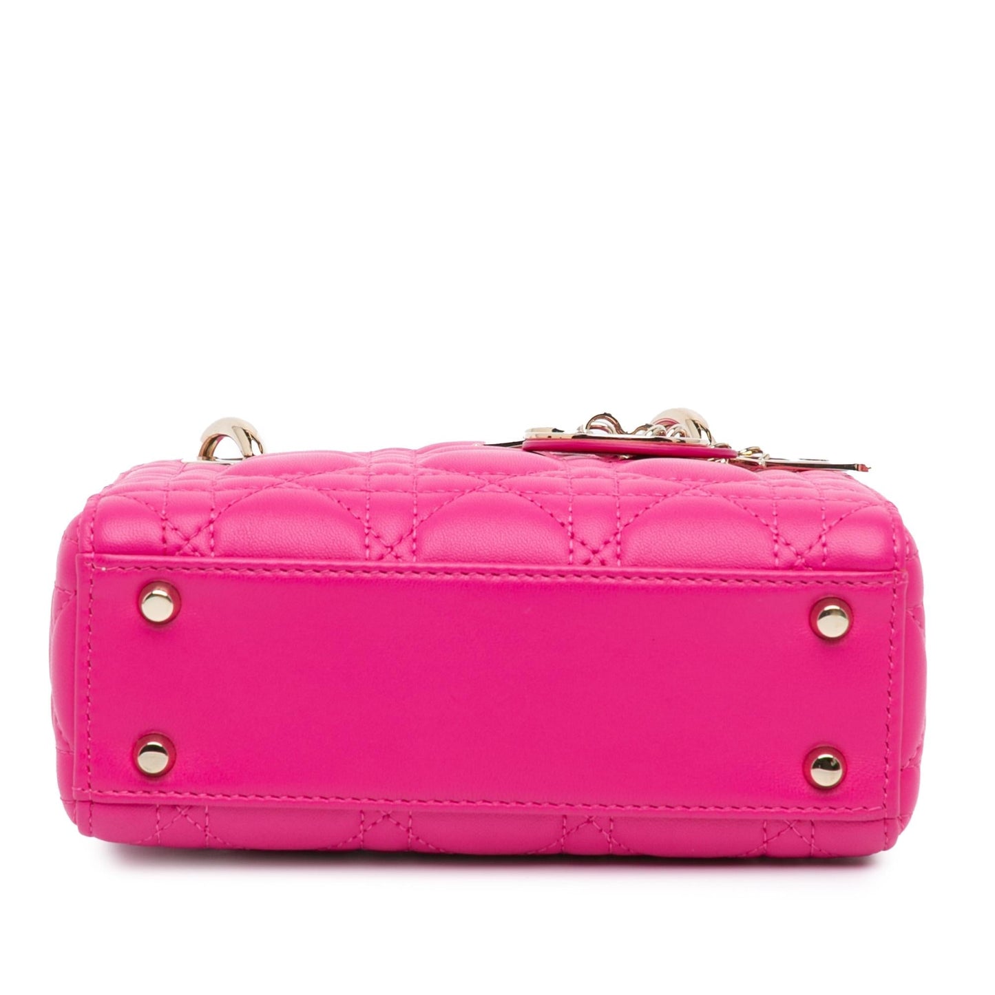 Dior Mini Lambskin Cannage Lady Dior