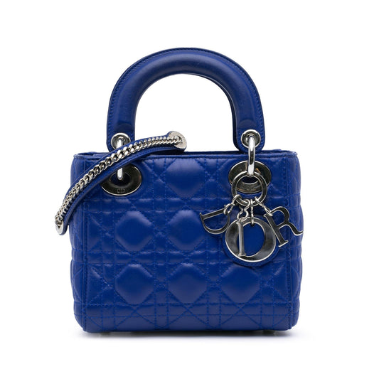 Dior Mini Lambskin Cannage Lady Dior