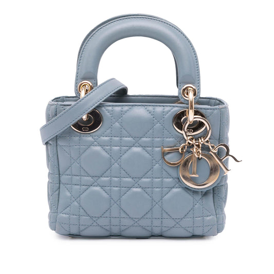 Dior Mini Lambskin Cannage Lady Dior