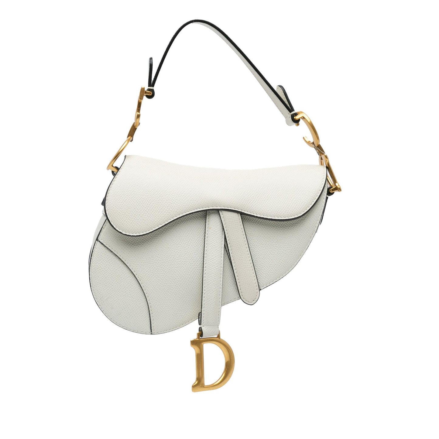 Dior Mini Leather Saddle Bag