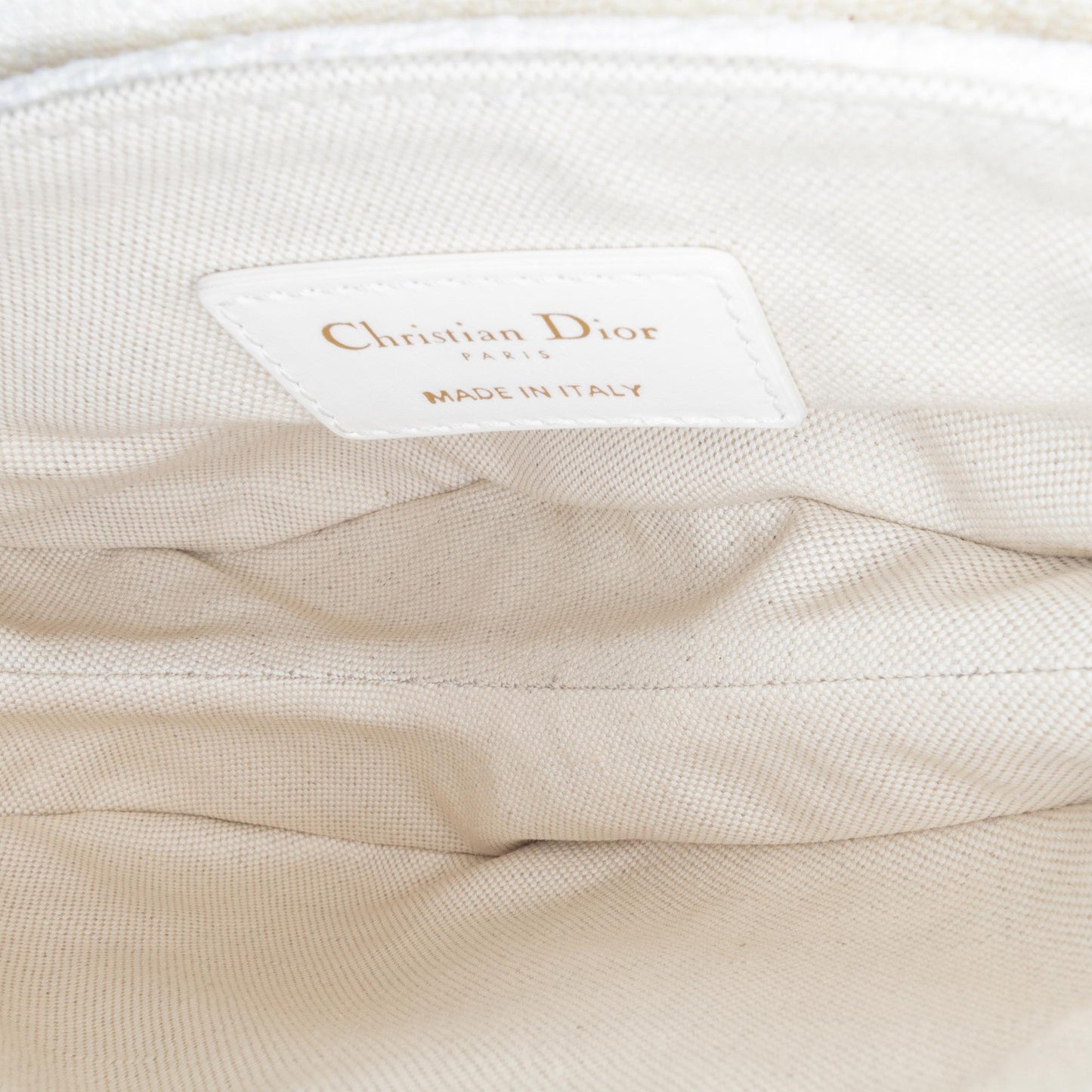 Dior Mini Oblique Canvas Saddle Bag