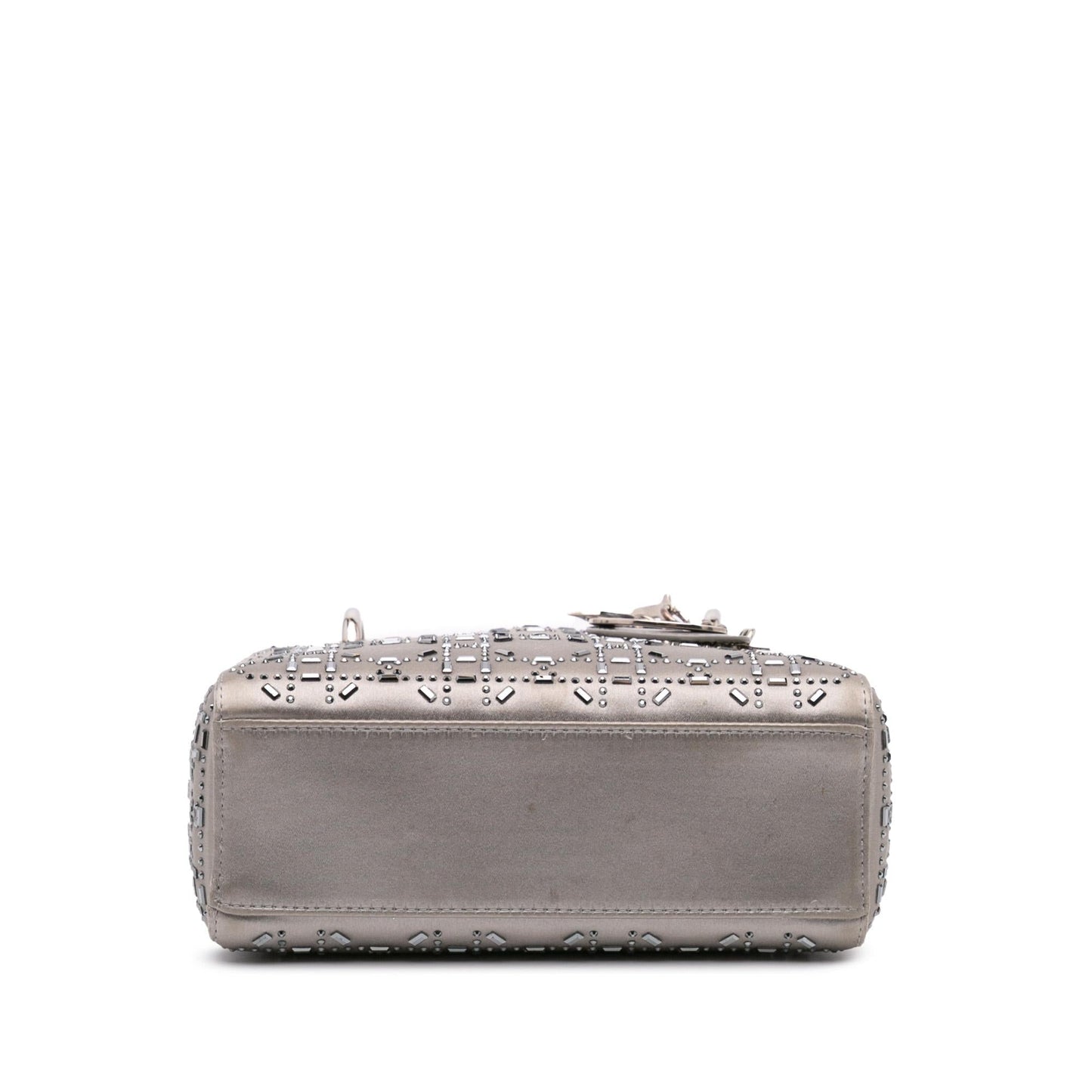 Dior Mini Satin Cannage Crystal Lady Dior