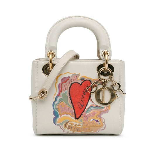 Dior Niki De Saint Phalle Mini Calfskin Dioramour Lady Dior (SHG-4SP8sC)