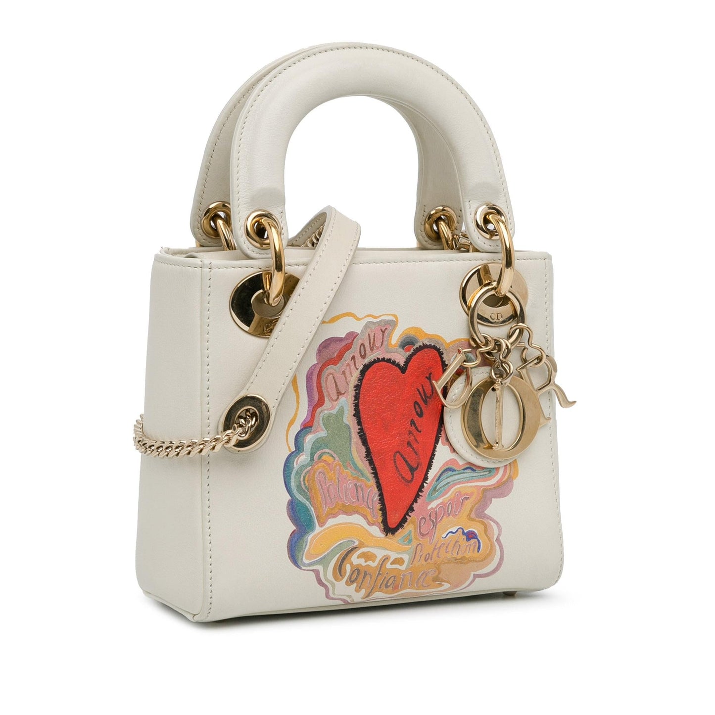 Dior Niki De Saint Phalle Mini Calfskin Dioramour Lady Dior (SHG-4SP8sC)