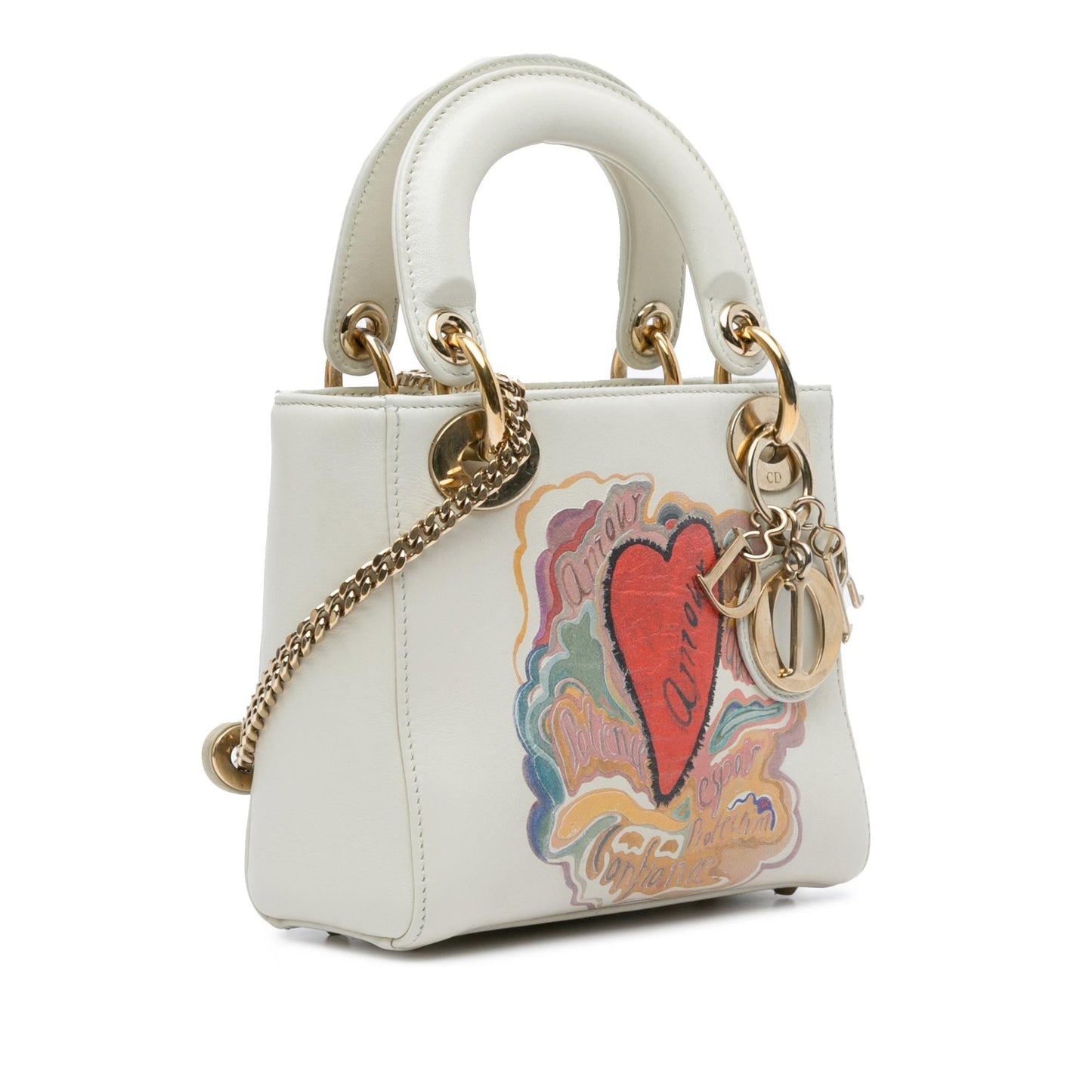Dior Niki De Saint Phalle Mini Calfskin Dioramour Lady Dior (SHG-bPGexj)