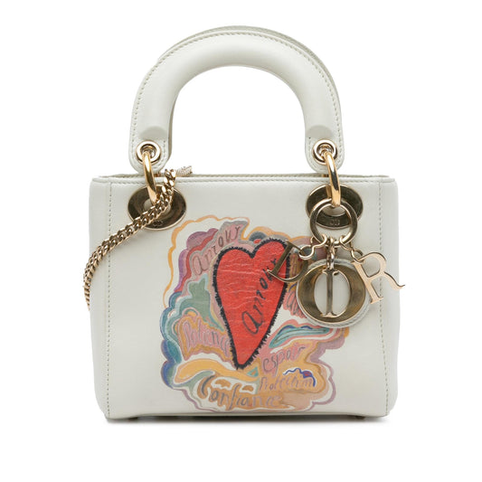 Dior Niki De Saint Phalle Mini Calfskin Dioramour Lady Dior