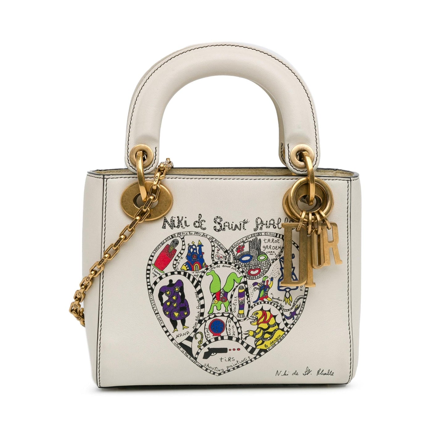 Dior Niki de Saint Phalle Mini Calfskin Lady Dior (SHG-zMKBME)