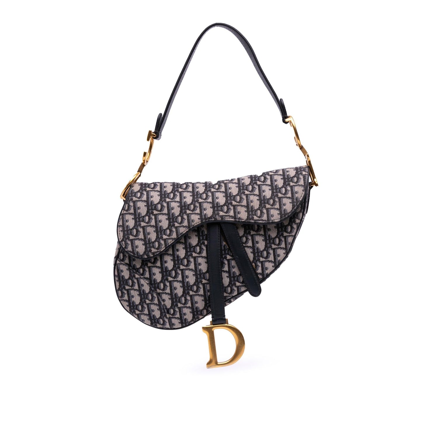 Dior Oblique Canvas Saddle Bag