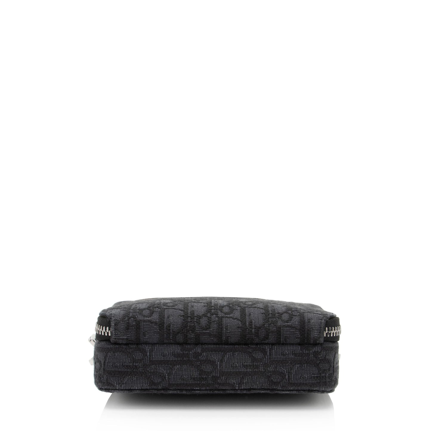 Dior Oblique Double Zipped Pouch Crossbody