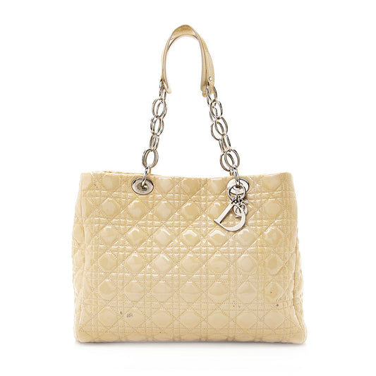 Dior Patent Leather Soft Large Shopping Tote -   (SHF-20104)