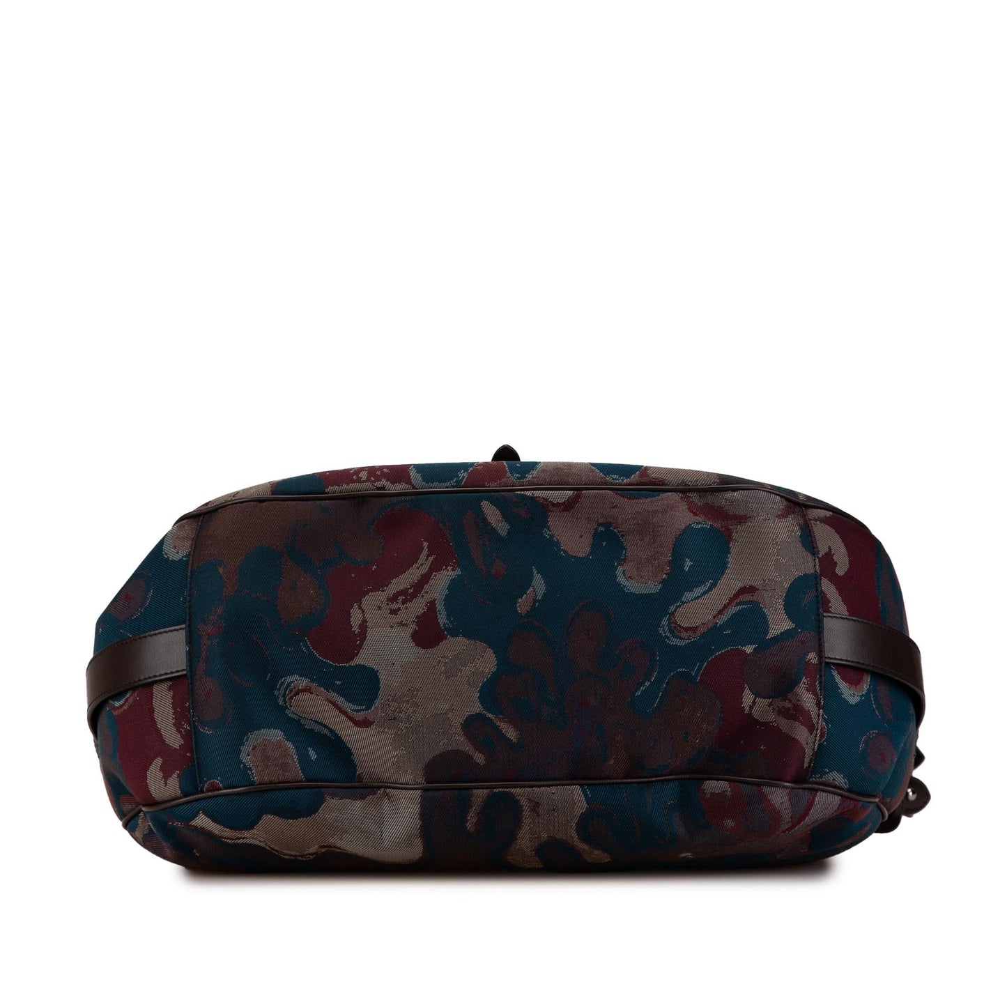 Dior Peter Doig Denim Camouflage Soft Saddle Bag