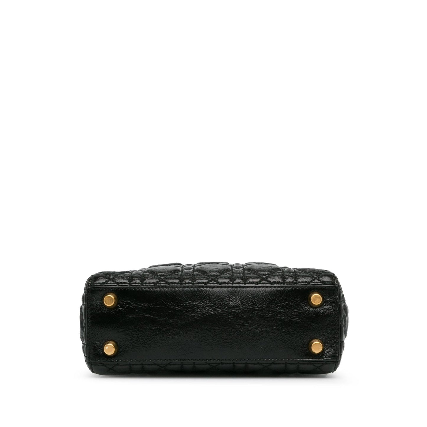 Dior Small Crinkled Patent Cannage Lucky Badges My Lady Dior