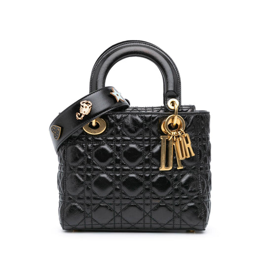 Dior Small Crinkled Patent Cannage My ABCDior Lady Dior