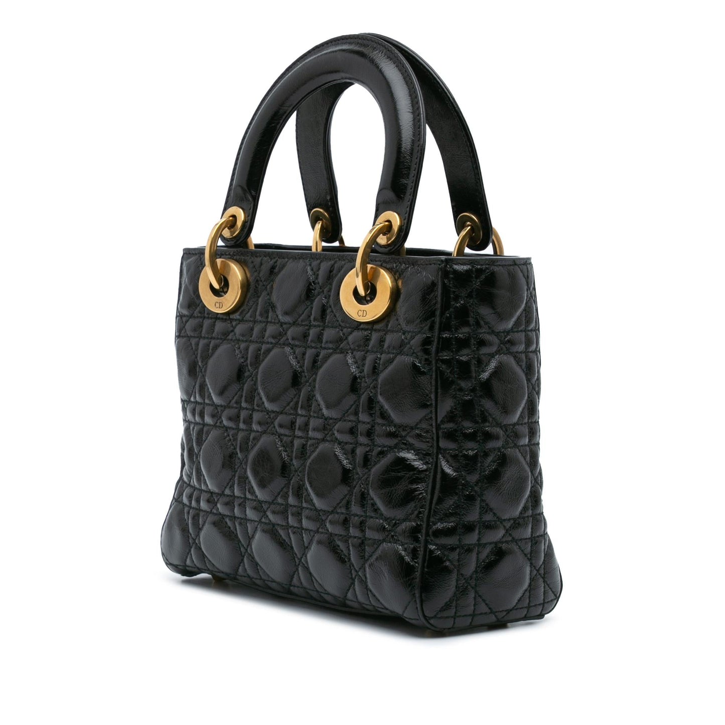 Dior Small Crinkled Patent Cannage My ABCDior Lady Dior