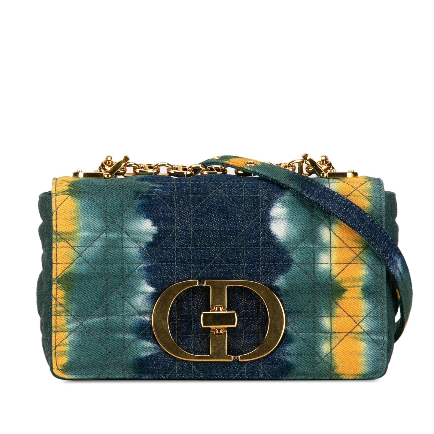Dior Small Denim Tie-Dye Cannage Caro (SHG-v0eHw5)