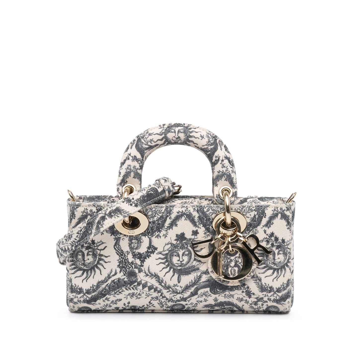 Dior Small Denim Toile de Jouy Soleil Lady D Joy