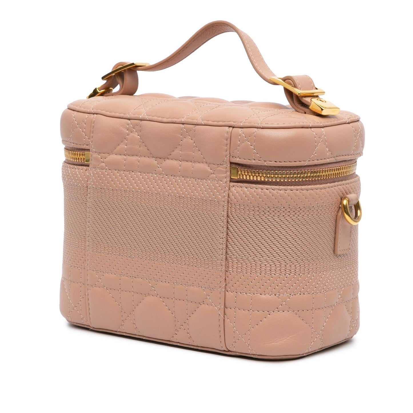 Dior Small Lambskin Cannage DiorTravel Vanity Case