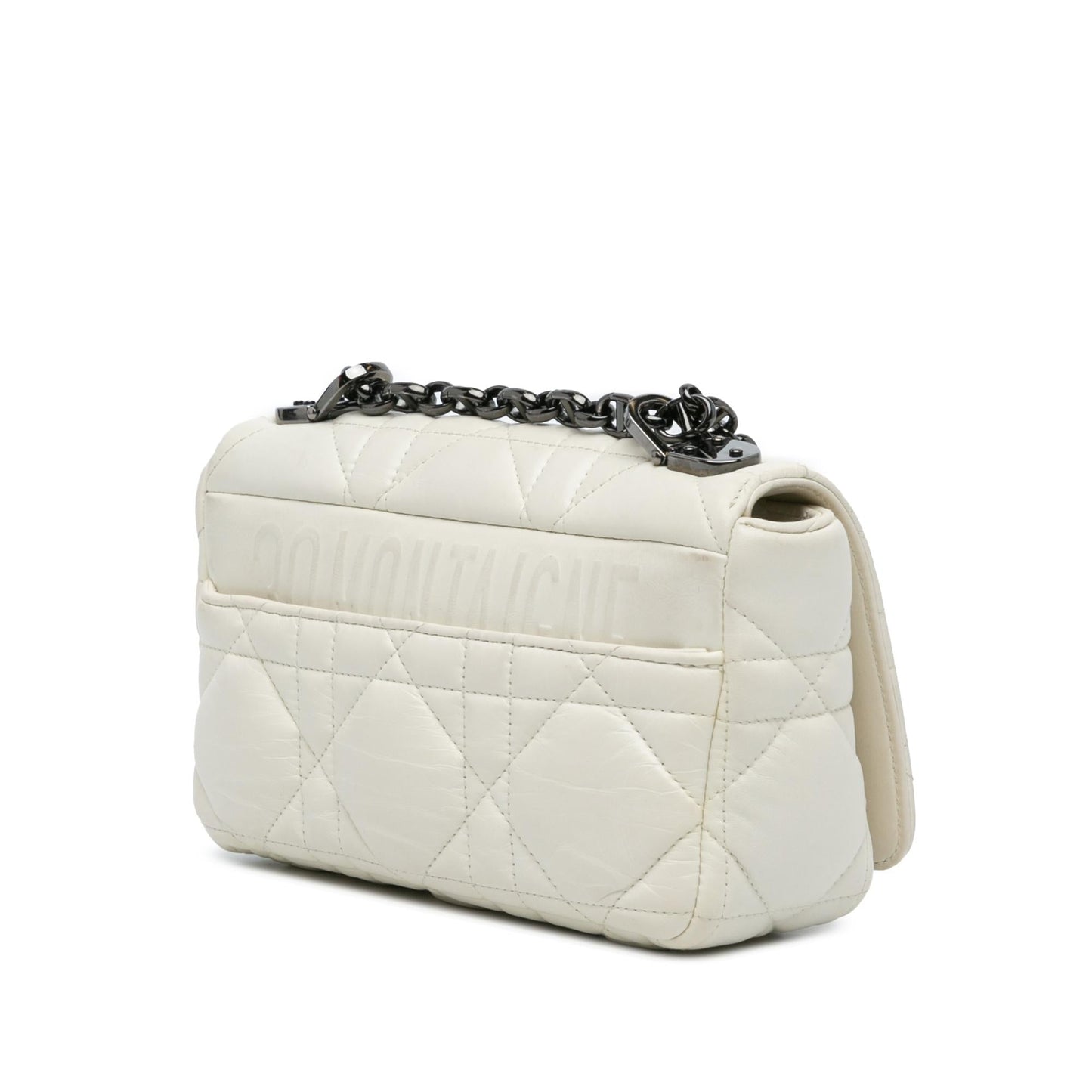 Dior Small Lambskin Macrocannage Caro Bag