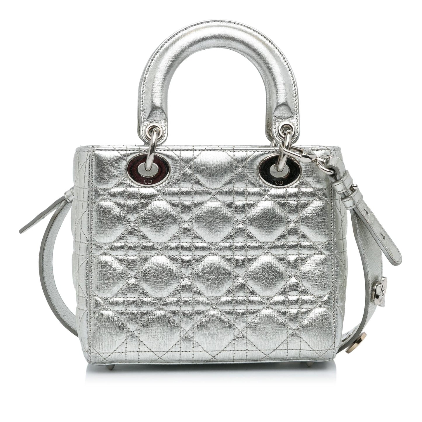 Dior Small Metallic Grained Calfskin Cannage My ABCDior Lady Dior