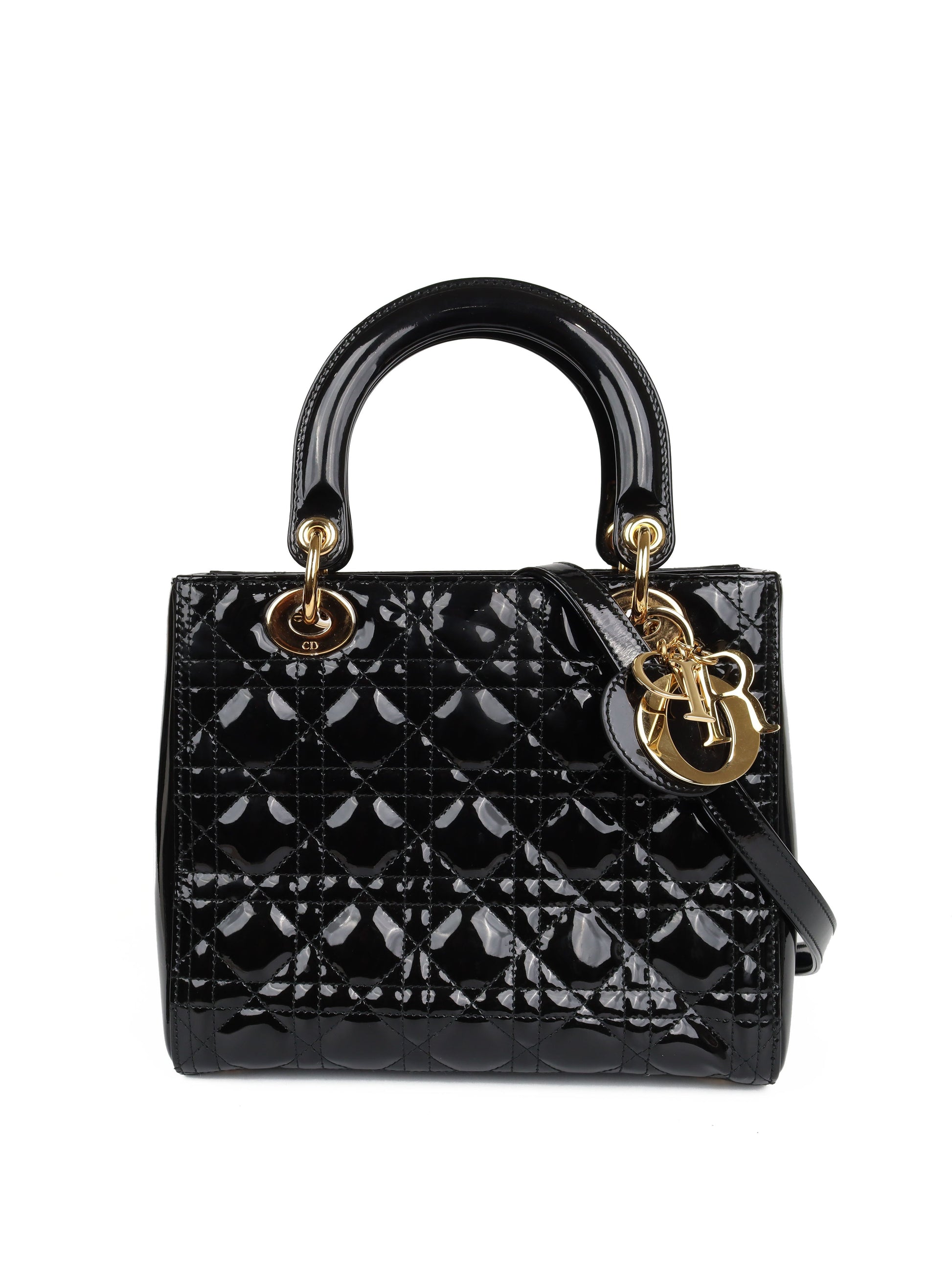 Dior Medium Black Lady Dior Bag
