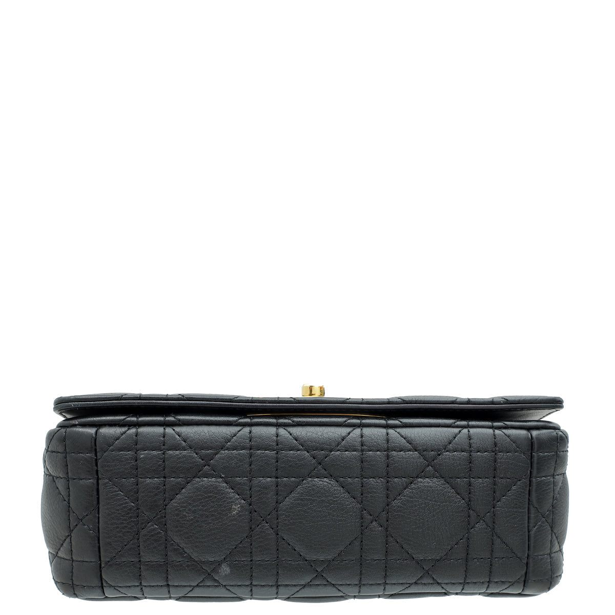 Christian Dior Black Caro Cannage Small Flap Bag