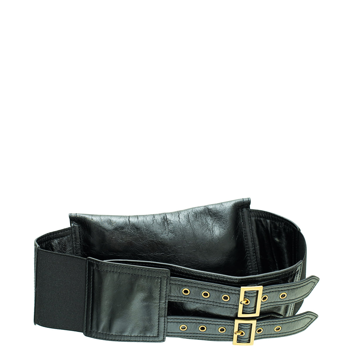 Christian Dior Black Saddle Belt Bag