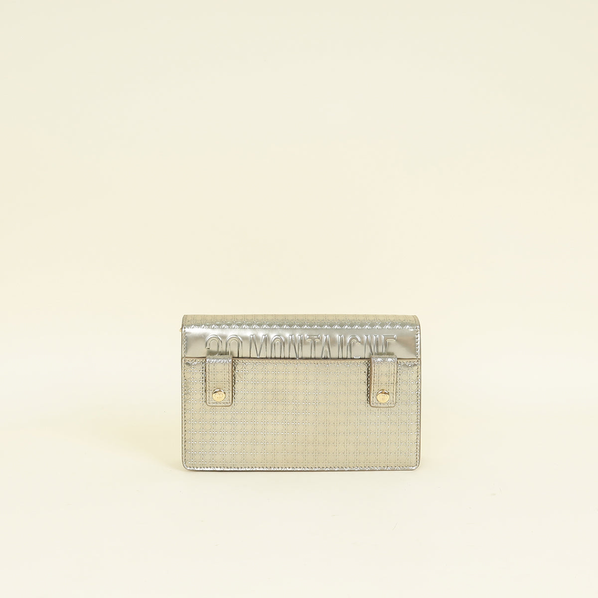 Christian Dior Champaign 30 Montaigne Microcannge 2 Way Chain Pouch