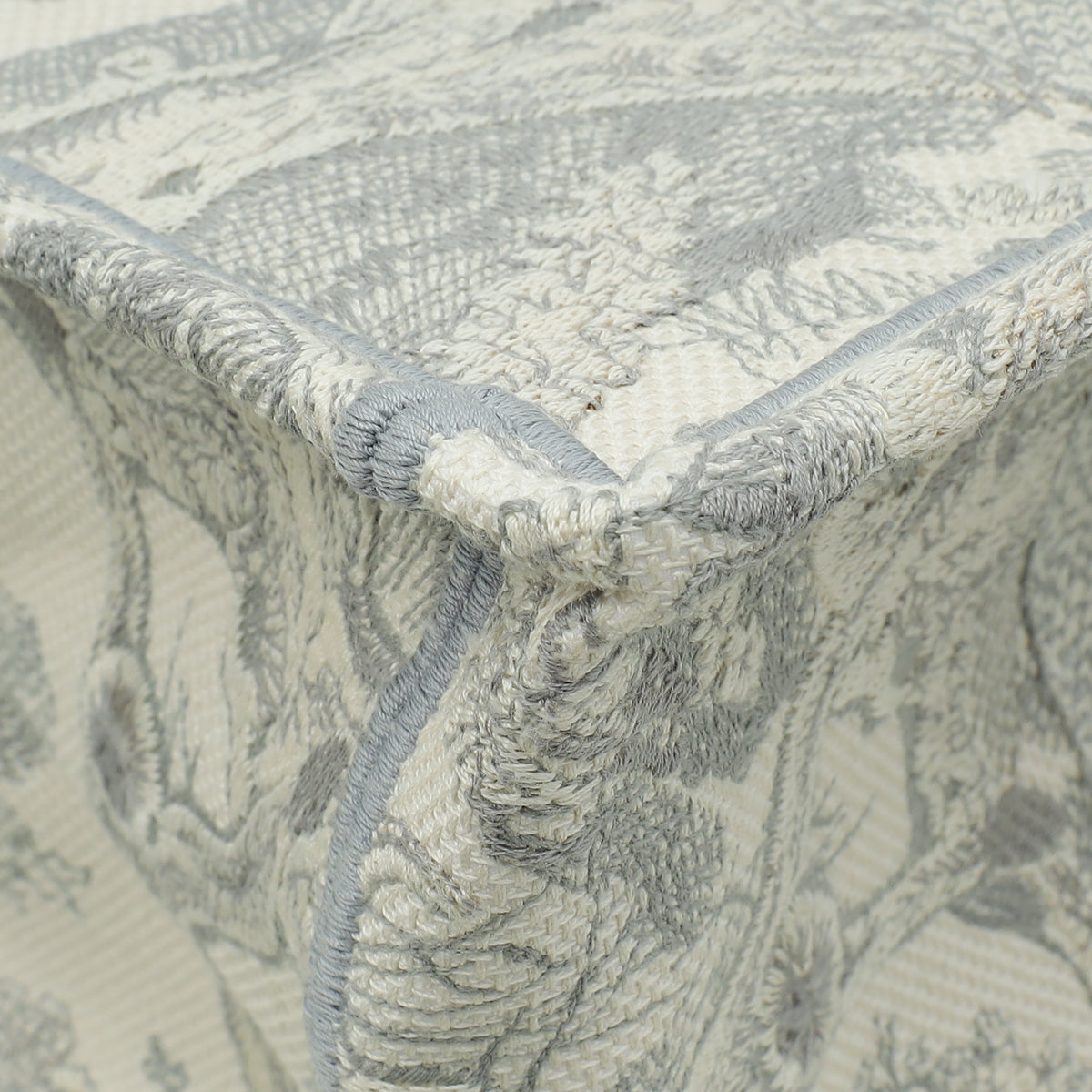 Christian Dior Grey Toile De Jouy Book Tote Medium Bag