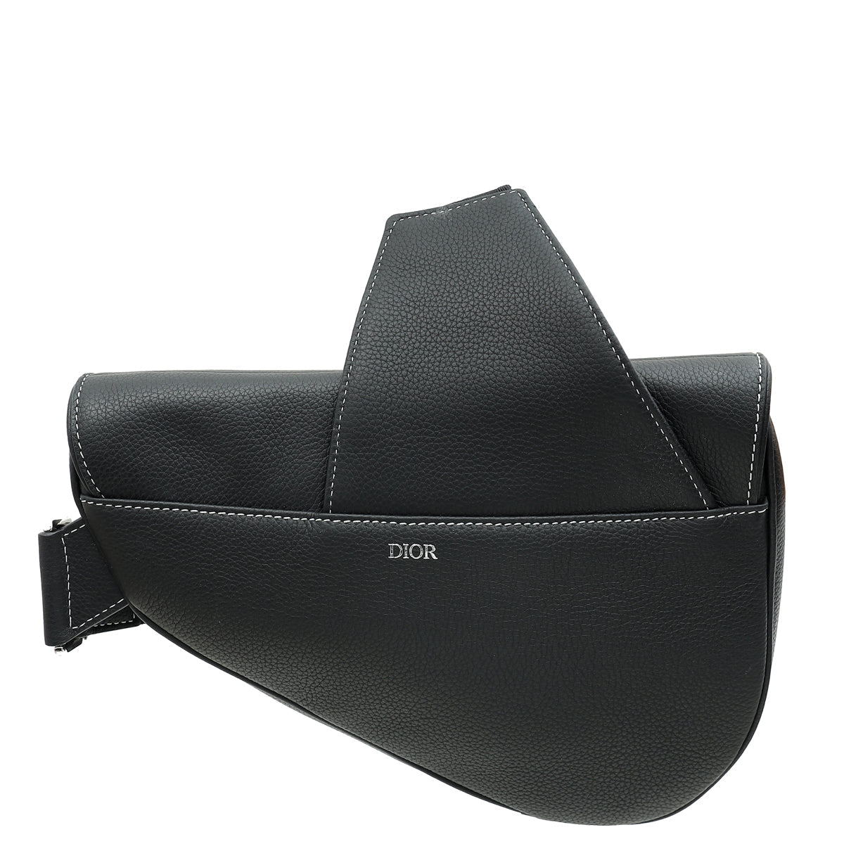 Christian Dior Black Saddle Crossbody Bag