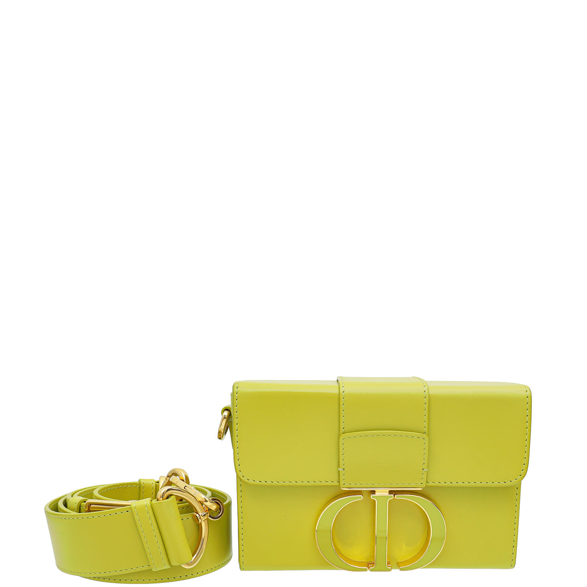 Christian Dior Kiwi 30 Montaigne Box Shoulder Bag