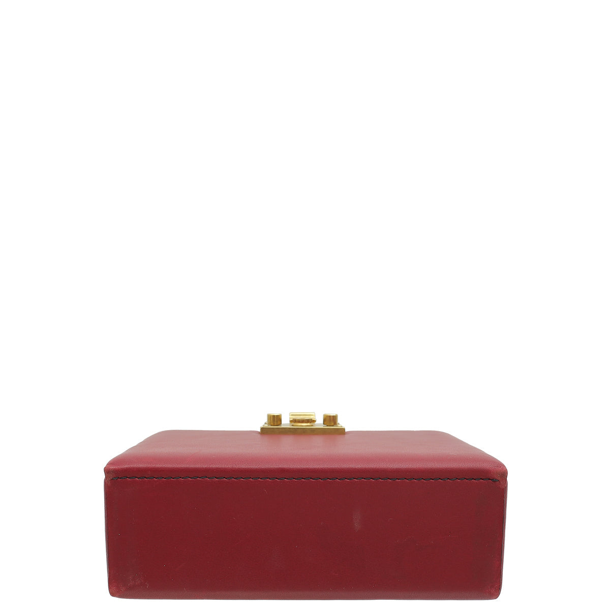 Christian Dior Burgundy Addict Lockbox Bag