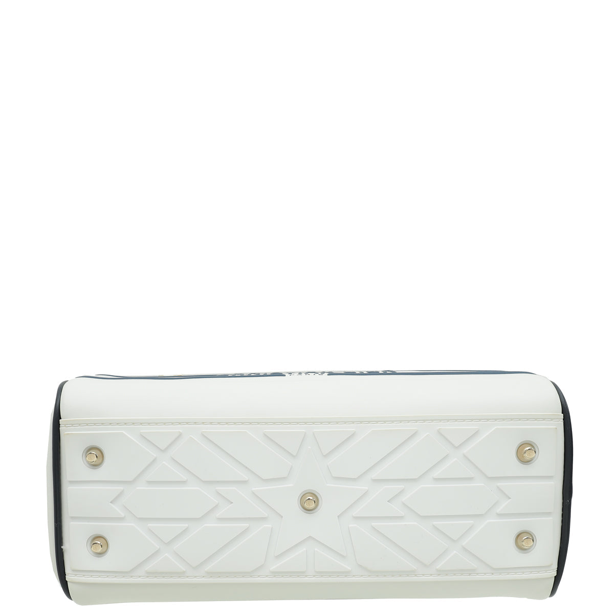 Christian Dior Bicolor Vibe Zip Small Bowling Bag