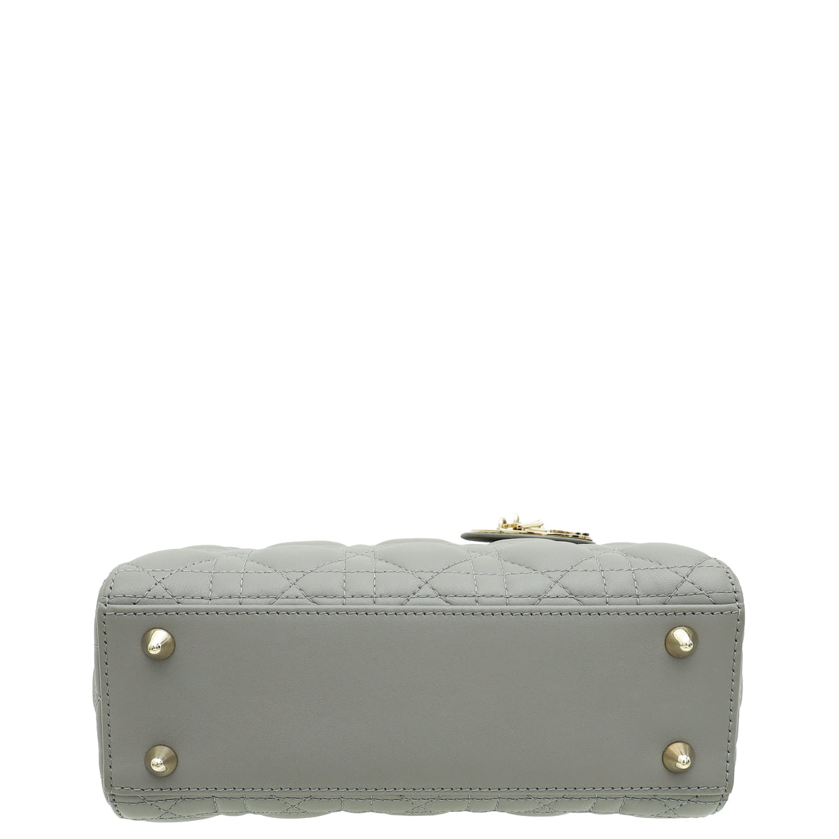 Christian Dior Grey Lady Dior My ABCDior Small Bag
