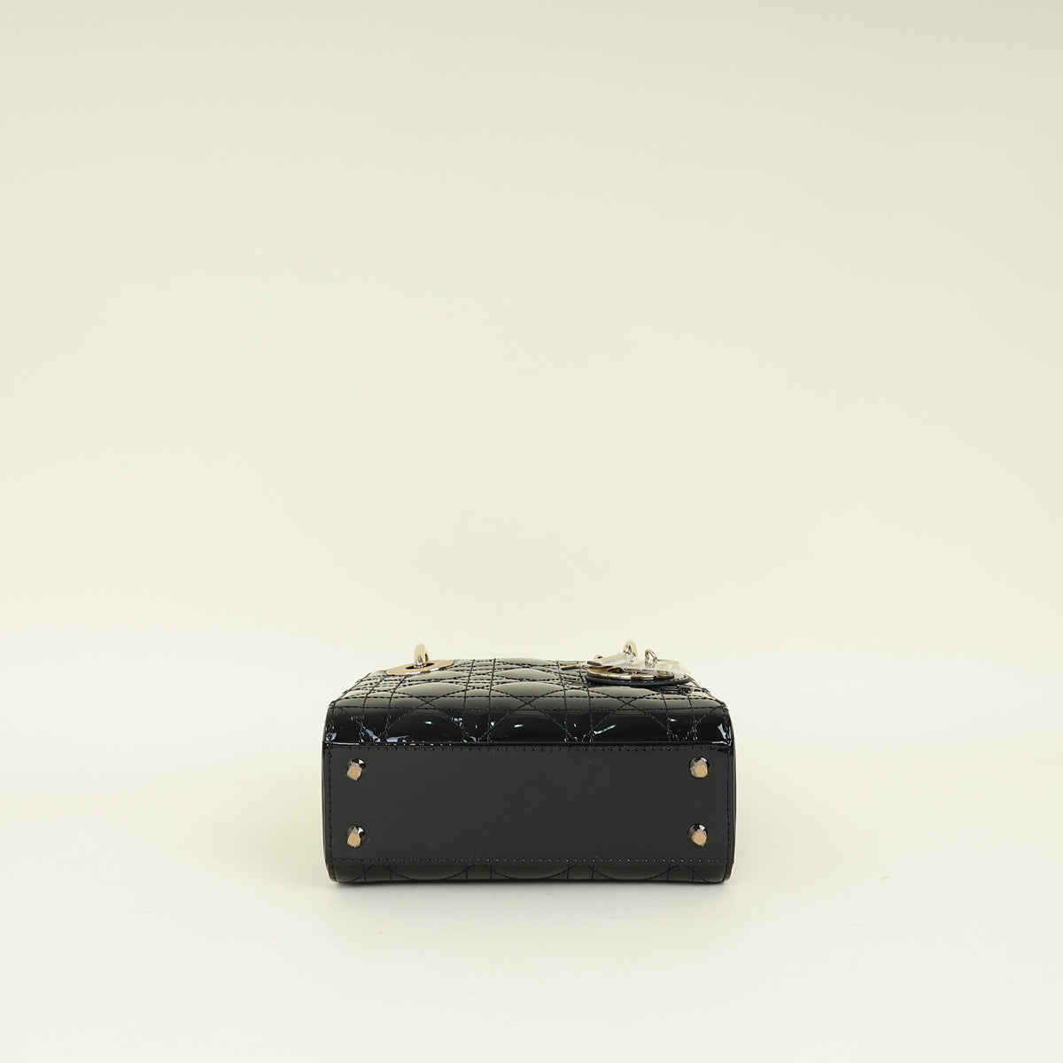 Christian Dior Black Lady Dior Mini Chain Bag