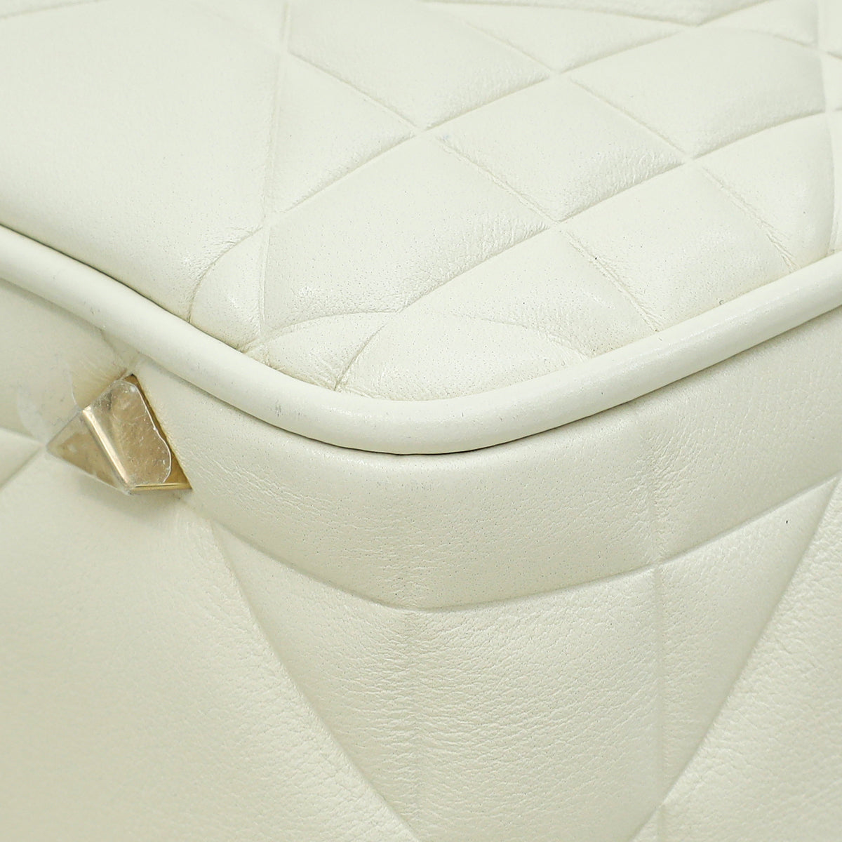 Christian Dior White The Lady 95.22 Bag