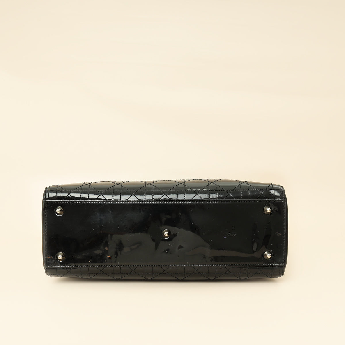 Christian Dior Black Lady Dior Large Bag