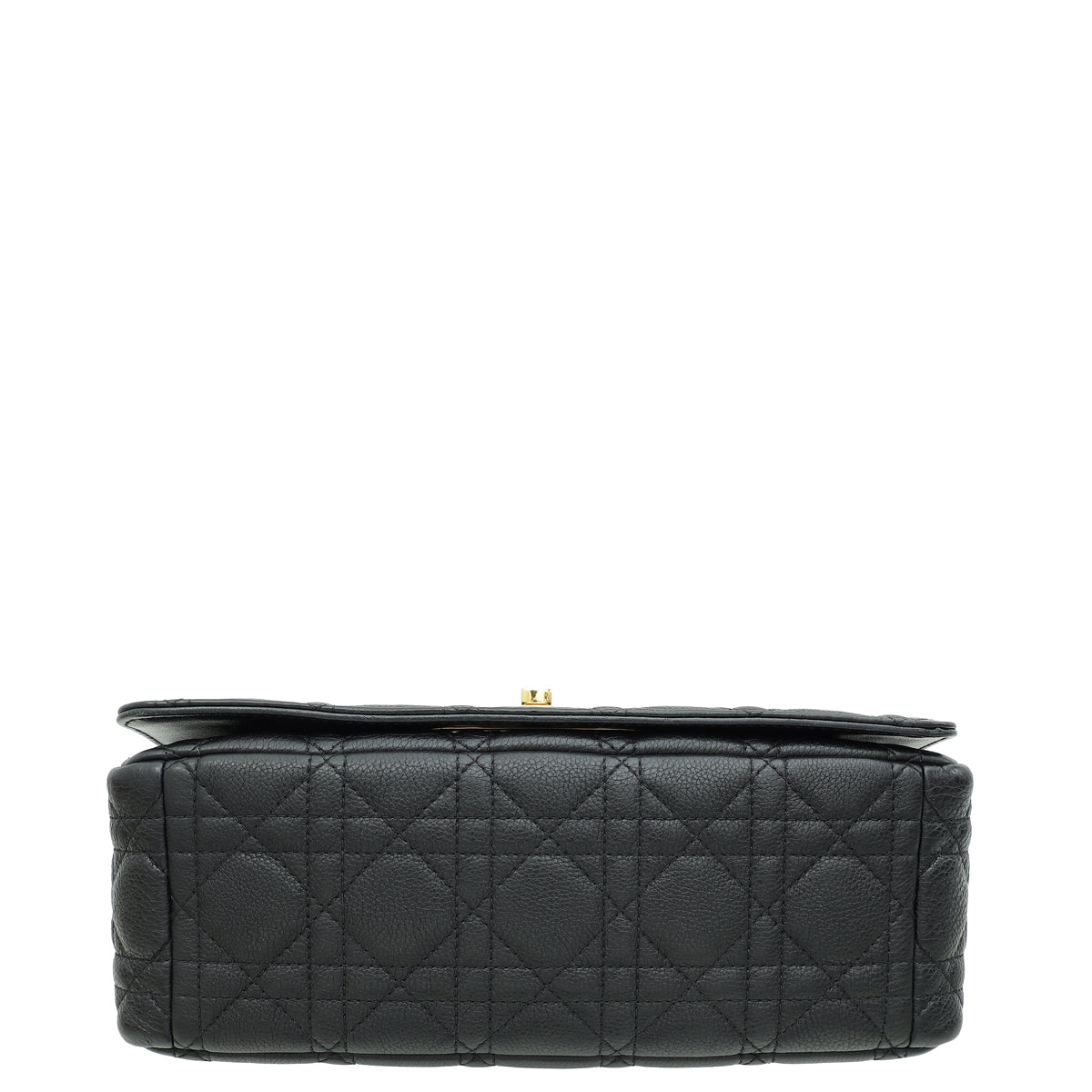 Christian Dior Black Supple Cannage Caro Medium Bag