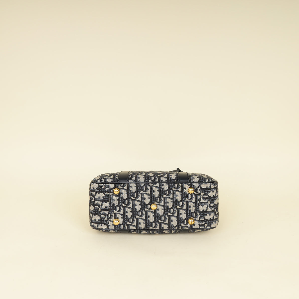 Christian Dior Blue Oblique D-Vibe Bowling Bag